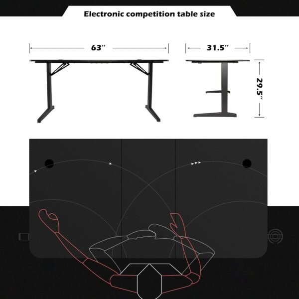Gaming Desk Large Surface